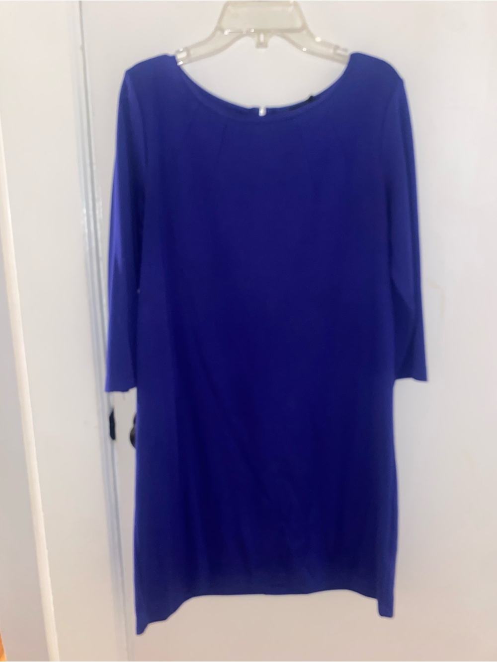 H&M Cobalt Blue Long Sleeve Shift Dress